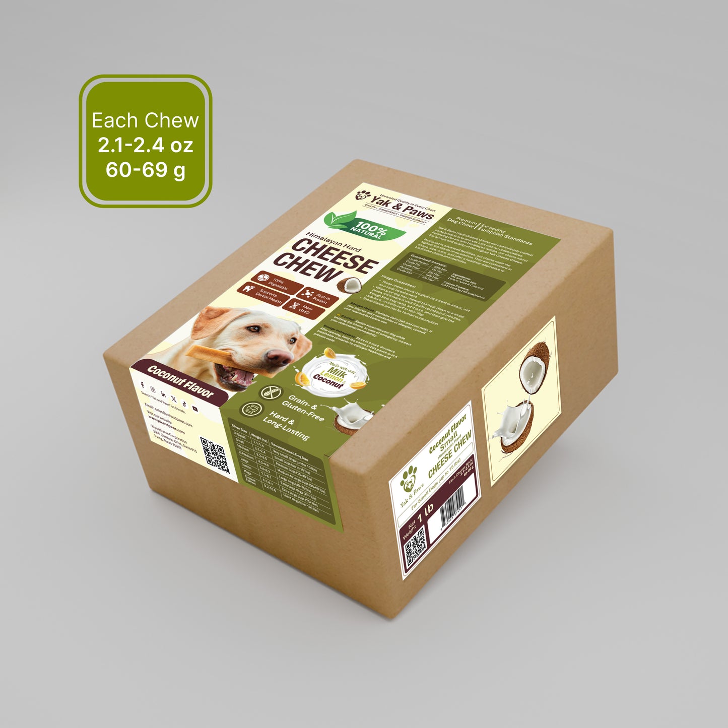 Coconut Flavored Dog Chew