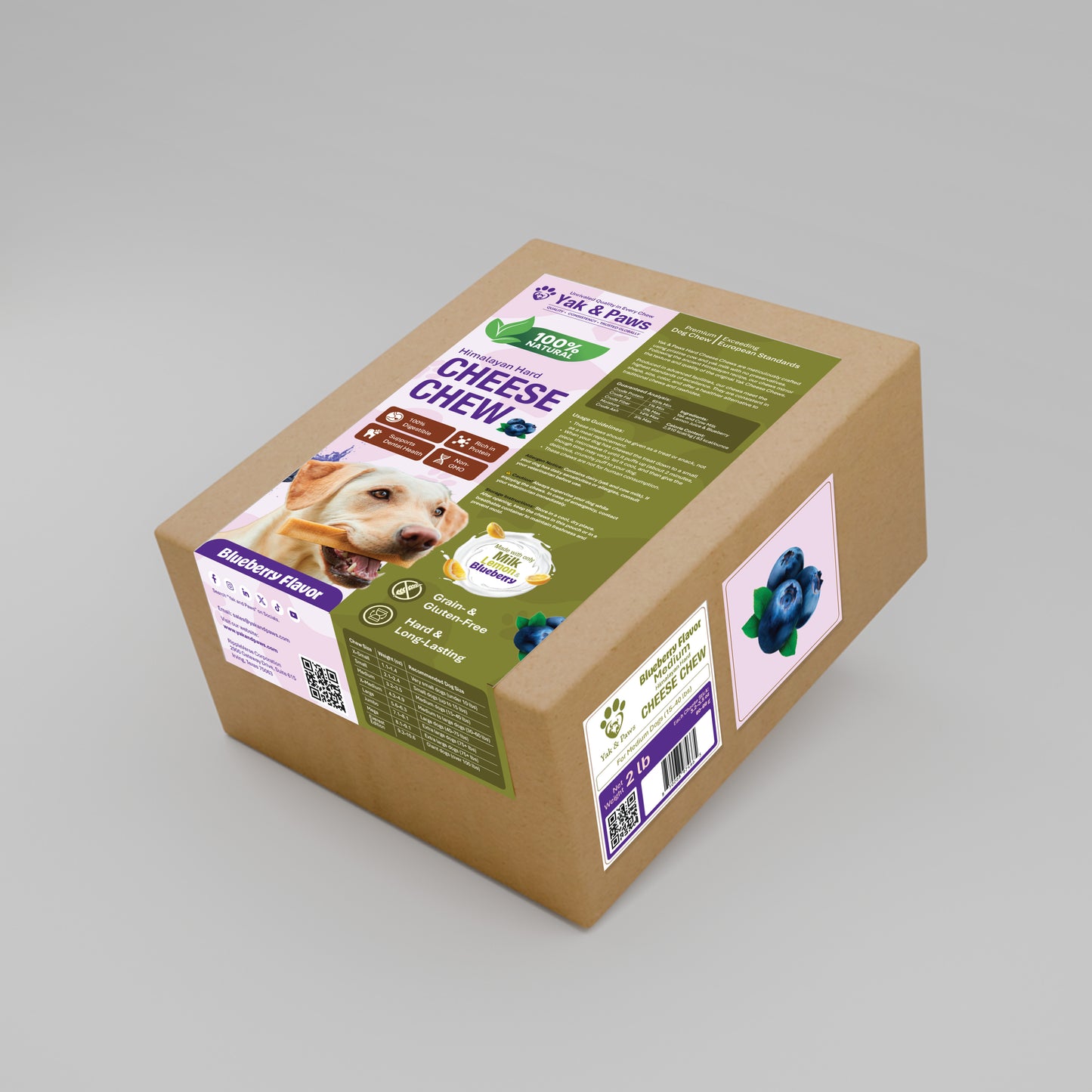 Blueberry Flavored Dog Chew
