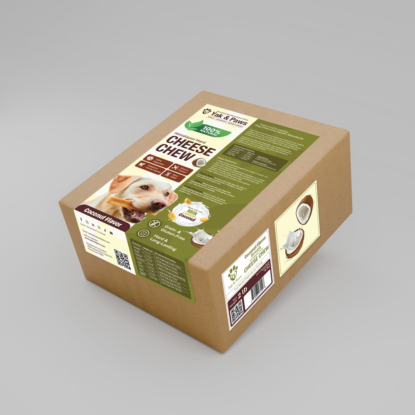 Coconut Flavored Dog Chew