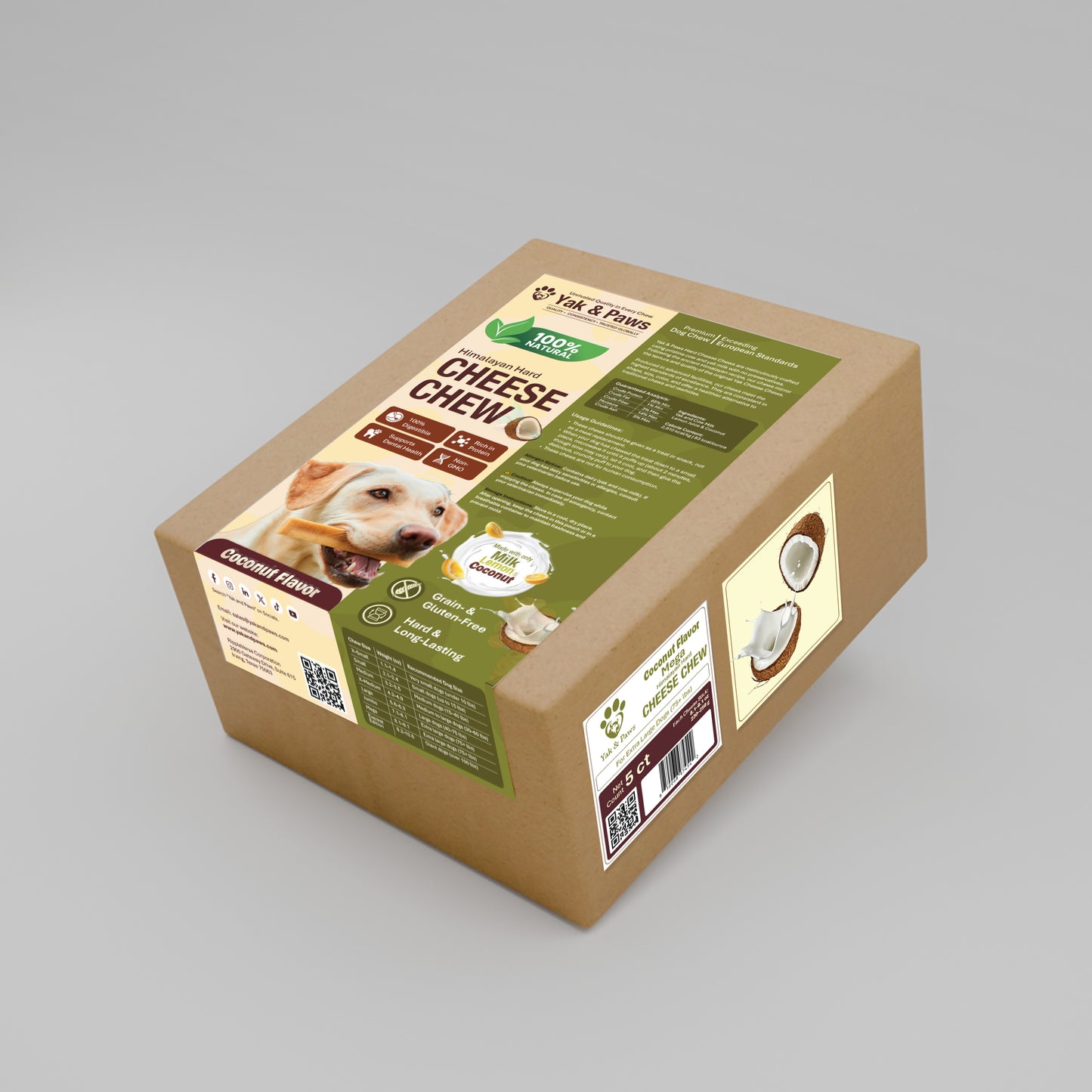 Coconut Flavored Dog Chew