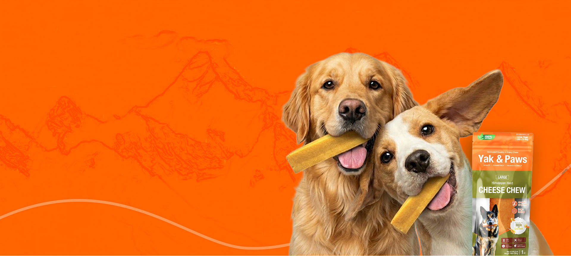 Natural Himalayan Yak Cheese Dog Chews