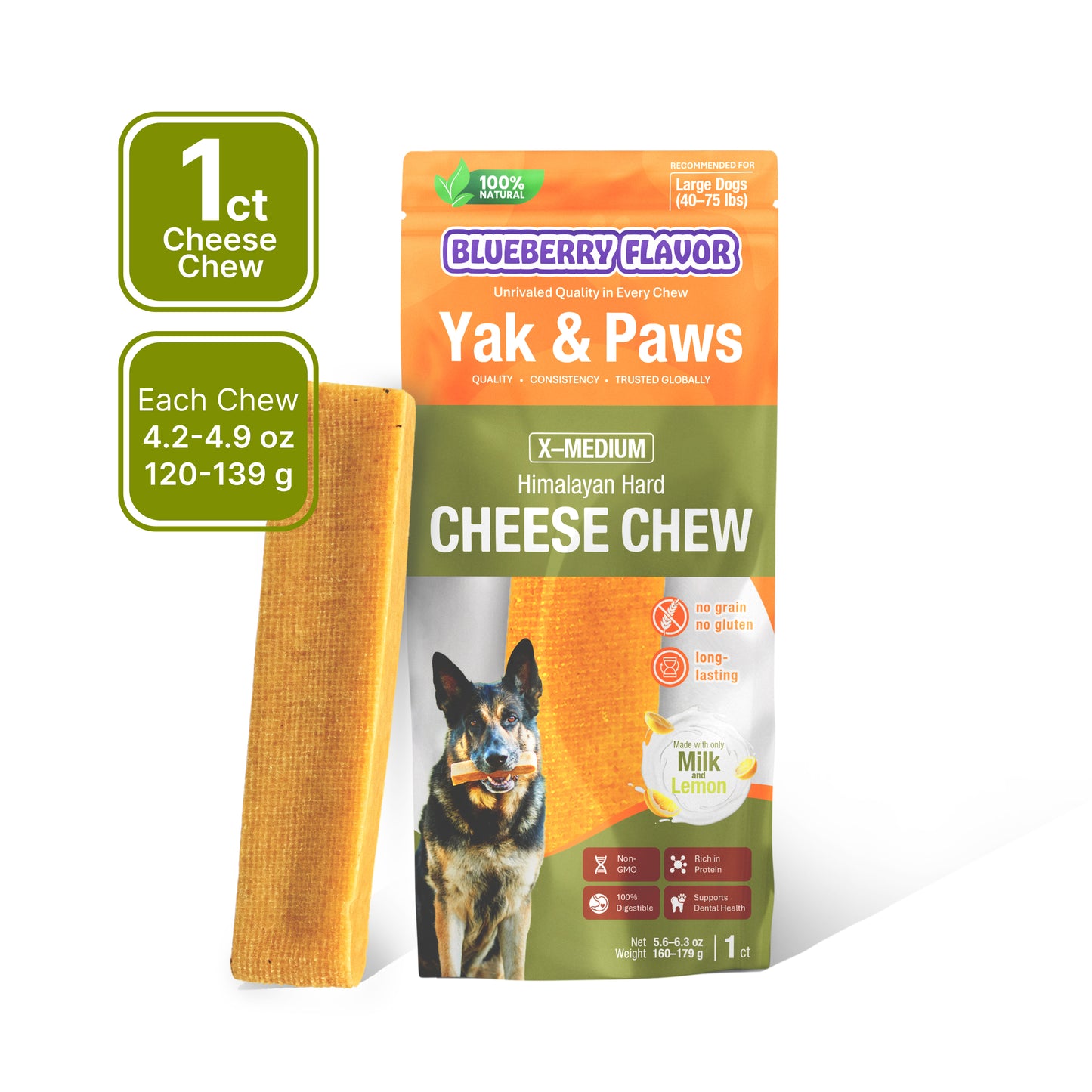 Blueberry Flavored Dog Chew