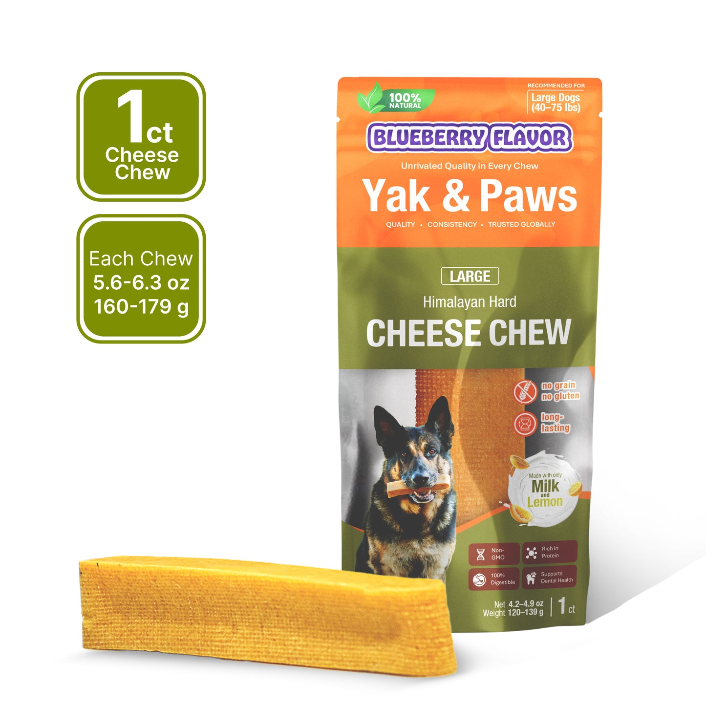Blueberry Flavored Dog Chew