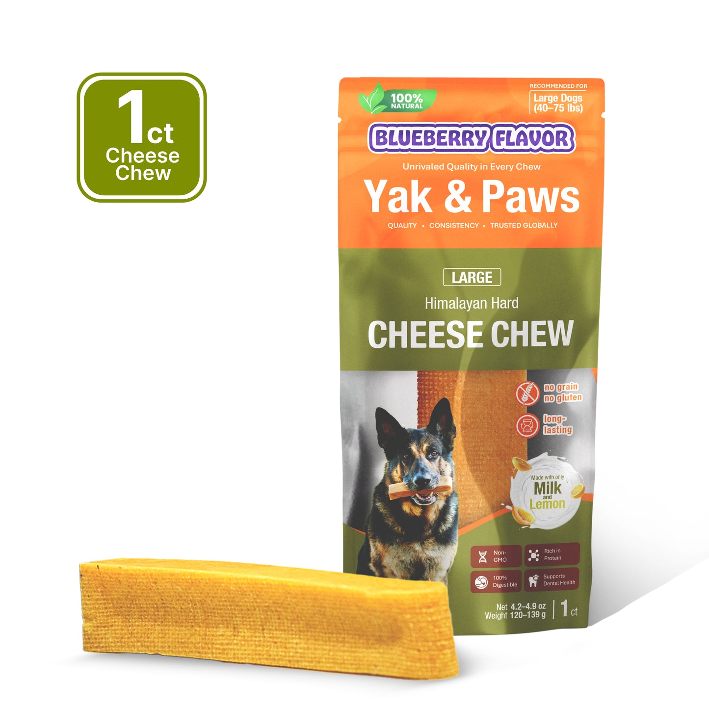 Blueberry Flavored Dog Chew
