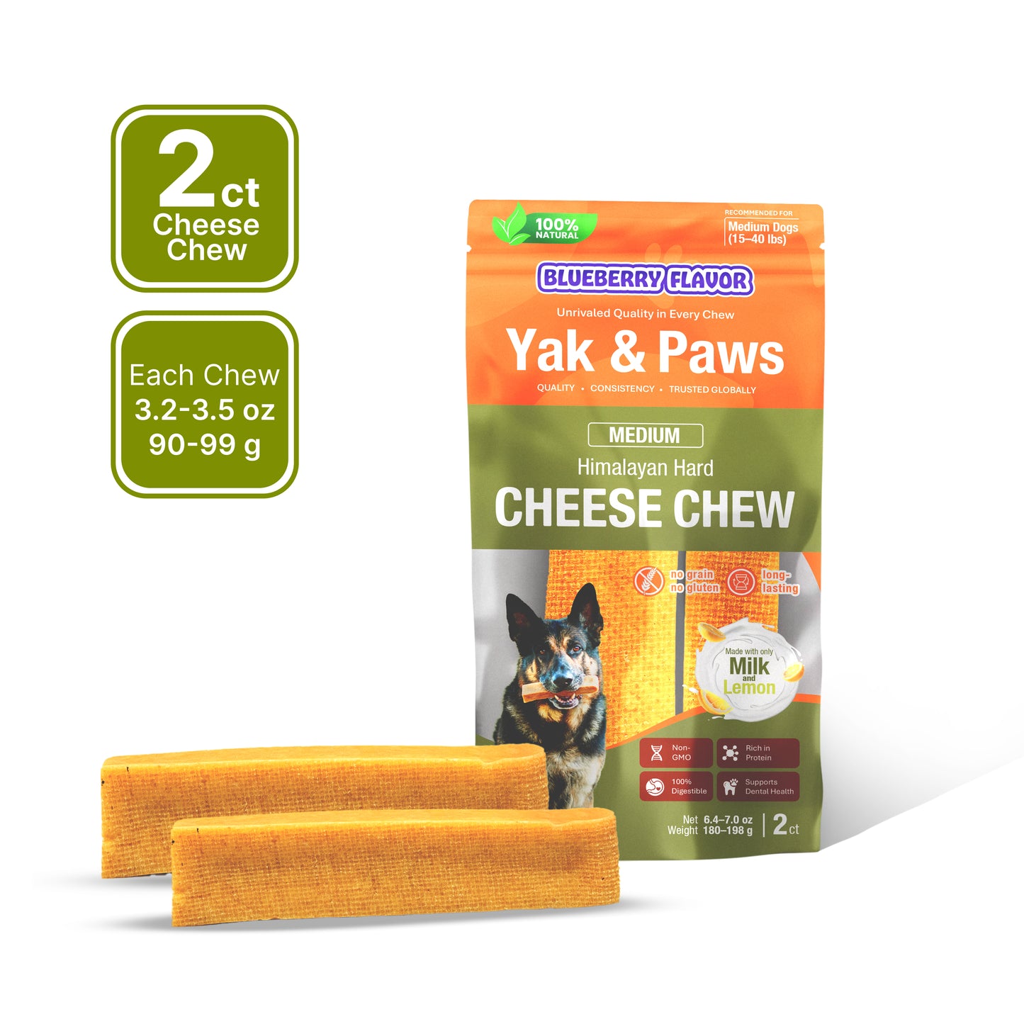 Blueberry Flavored Dog Chew