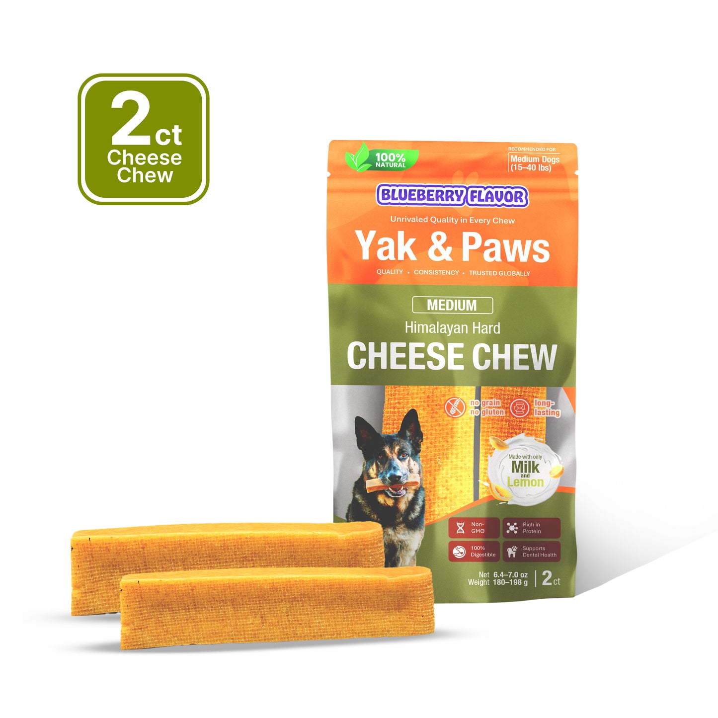 Blueberry Flavored Dog Chew