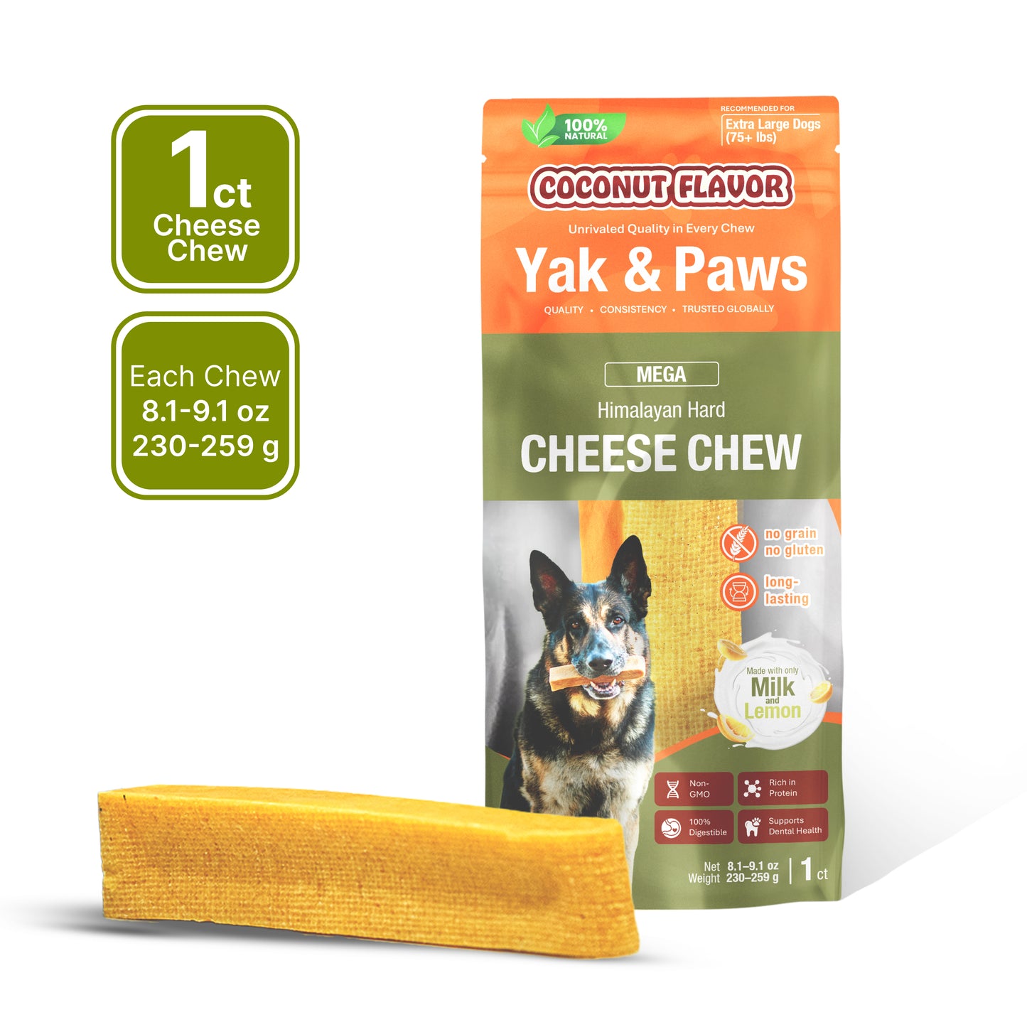 Coconut Flavored Dog Chew