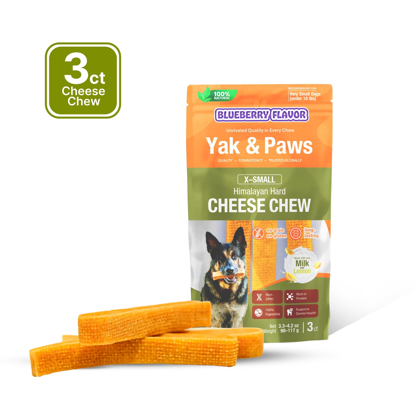Blueberry Flavored Dog Chew